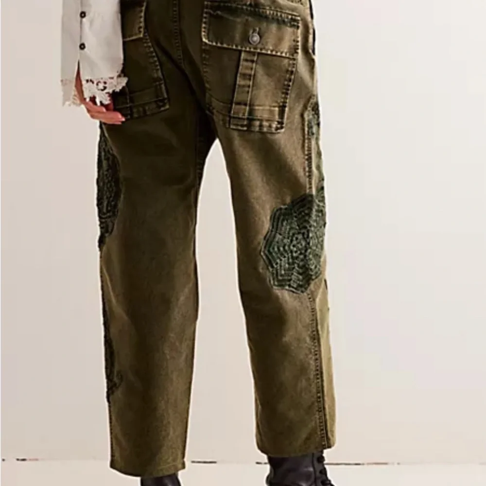 Fated Lands Harem Pants- Olive - Picture 9 of 9